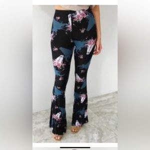 Bell bottomed pants
